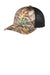 Port Authority C892 Performance Camouflage Mesh Back Snapback Hat Realtree Edge Camo/Black Front