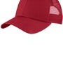 Port Authority Mens Adjustable Mesh Back Adjustable Hat - Chili Red