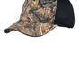 Port Authority Mens Camouflage Mesh Back Hat - Mossy Oak Break Up Country/Black