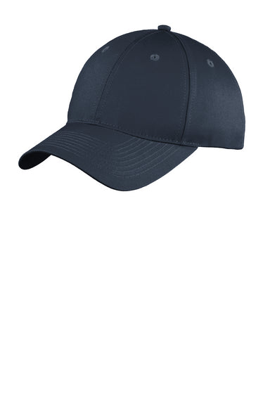 Port & Company C914 Unstructured Twill Hat Navy Blue Front
