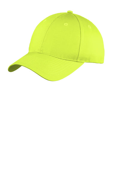 Port & Company C914 Unstructured Twill Hat Neon Yellow Front