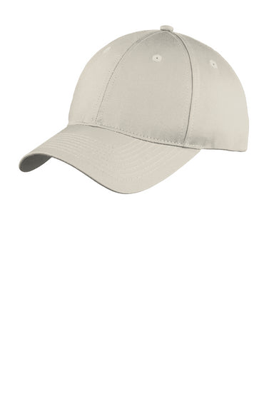 Port & Company C914 Unstructured Twill Hat Oyster Front