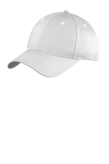 Port & Company C914 Unstructured Twill Hat White Front