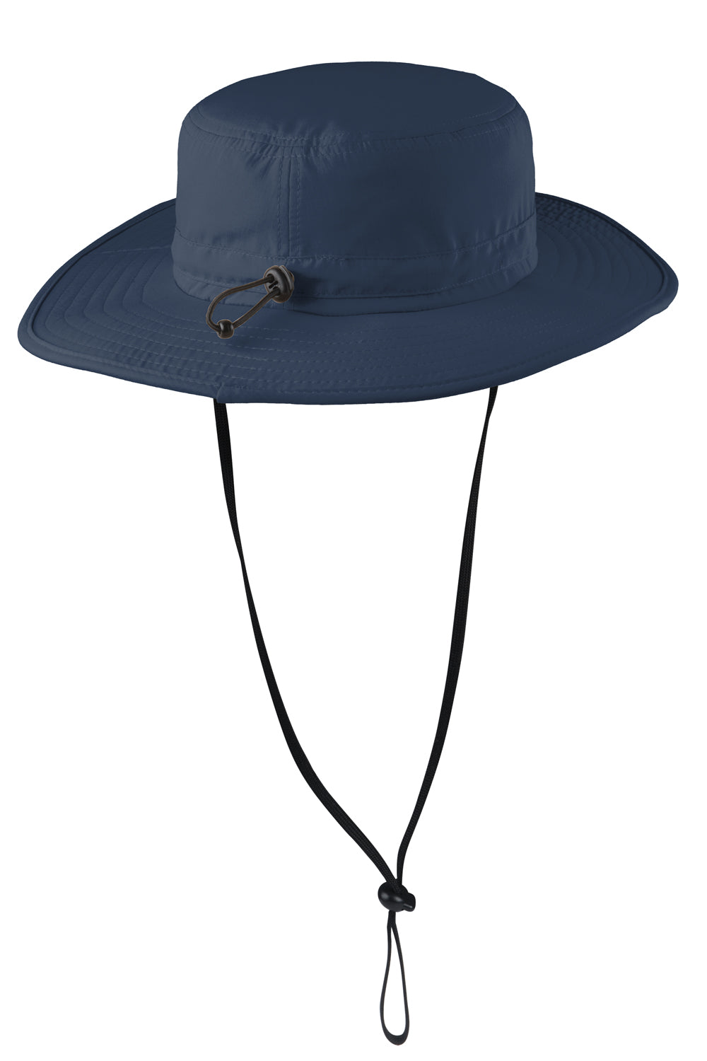 Port Authority C920 Mens Moisture Wicking Wide Brim Hat Dress Navy Blue Back