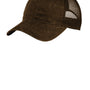 Port Authority Mens Pigment Print Mesh Back Adjustable Hat - Brown