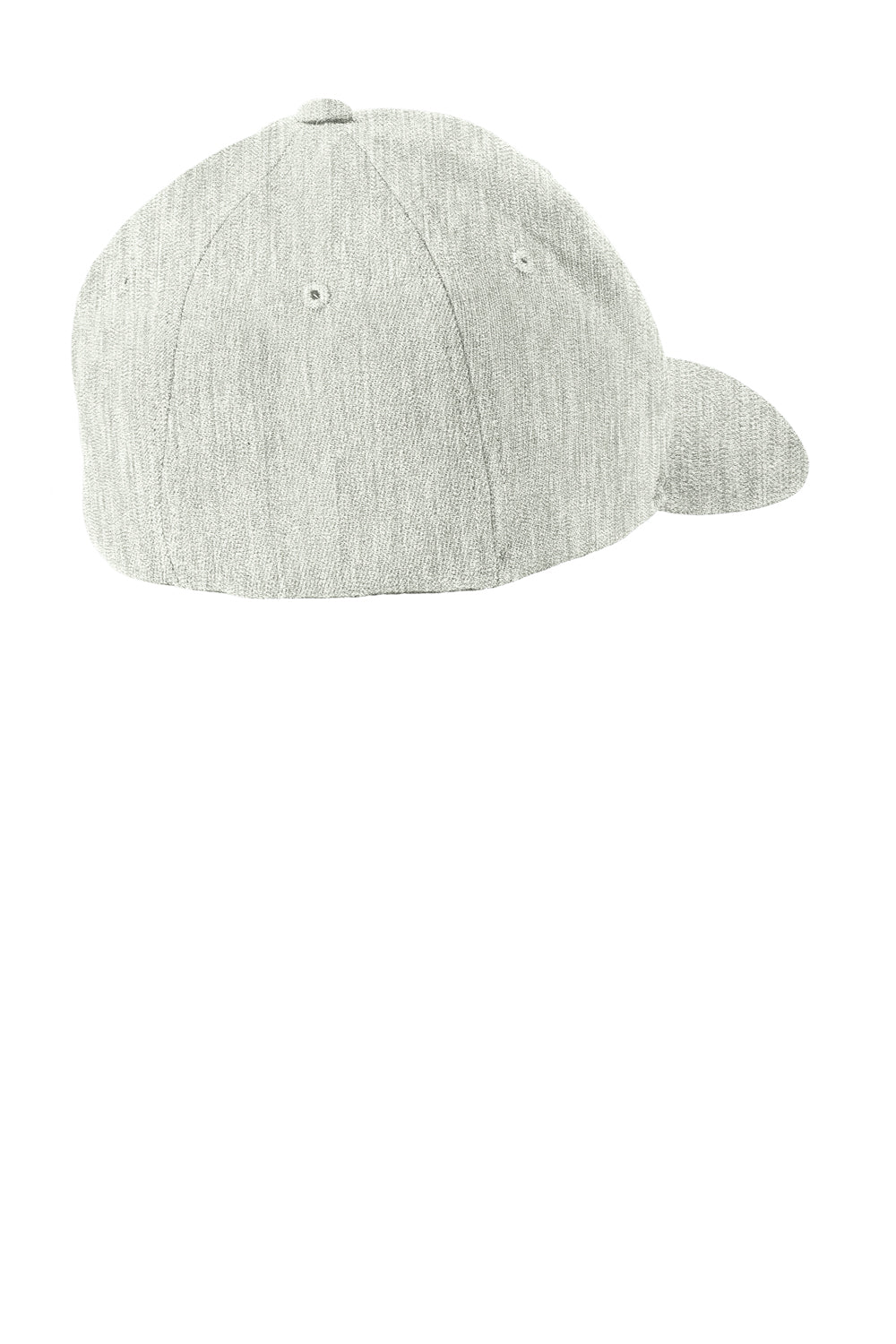 Port Authority C928 Flexfit Wool Blend Hat Heather Light Grey Back