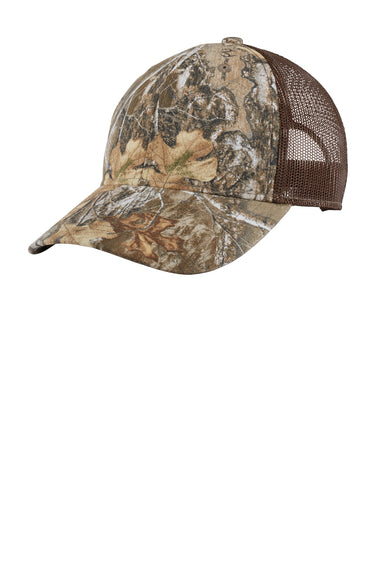 Port Authority C930 Structured Camouflage Mesh Back Hat Realtree Edge Camo Front