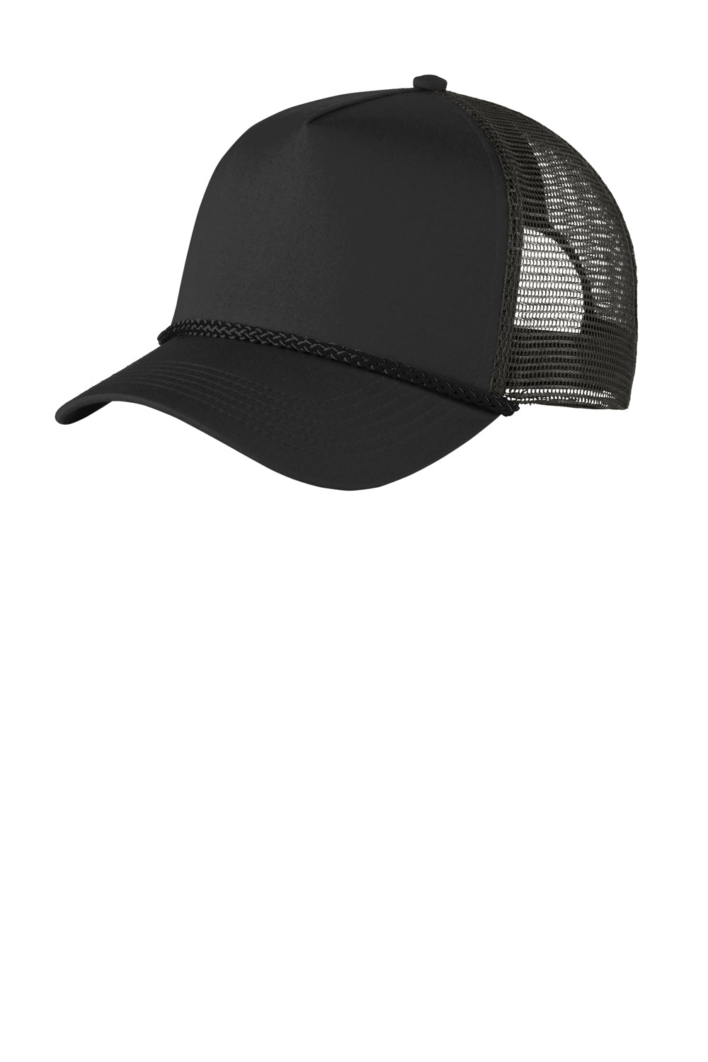 Port Authority C932 Snapback Hat Black Front