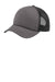 Port Authority C936 Twill Foam Trucker Hat Charcoal Grey/Black Front