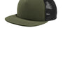Port Authority Mens Foam Outdoor Flexfit Adjustable Hat - Army Green/Black