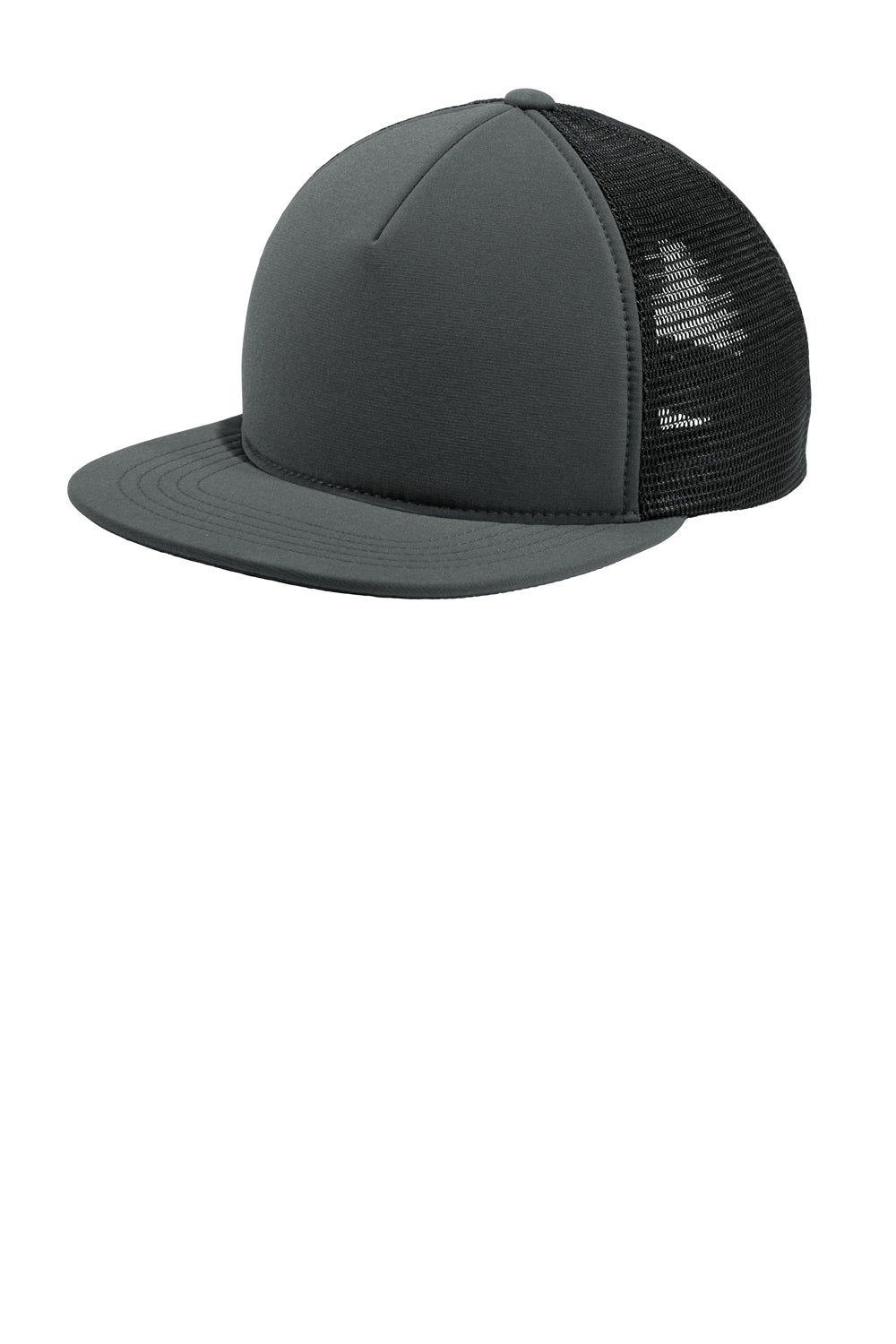 Port Authority C937 Foam Outdoor Felxfit Adjustable Hat Graphite Grey/Black Front