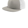 Port Authority Mens Foam Outdoor Flexfit Adjustable Hat - Silver Grey/White