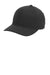 Port Authority C938 Delta Flexfit Hat Black Front