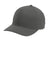 Port Authority C938 Delta Flexfit Hat Dark Grey Front