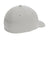 Port Authority C938 Delta Flexfit Hat Silver Grey Back