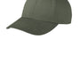 Port Authority Mens Ripstop Adjustable Hat - Olive Drab Green