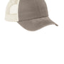 Port Authority Mens Beach Wash Mesh Back Adjustable Hat - Taupe/Stone