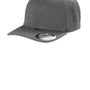 Port Authority Mens Melange Unipanel Flexfit Hat - Dark Grey