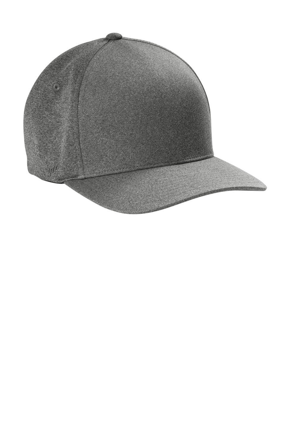 Port Authority C946 Melange Unipanel Flexfit Hat Dark Grey Back