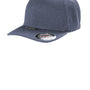 Port Authority Mens Melange Unipanel Flexfit Hat - Navy Blue
