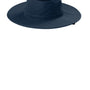 Port Authority Mens Moisture Wicking Ventilated Wide Brim Hat - Dress Navy Blue