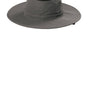 Port Authority Mens Moisture Wicking Ventilated Wide Brim Hat - Sterling Grey