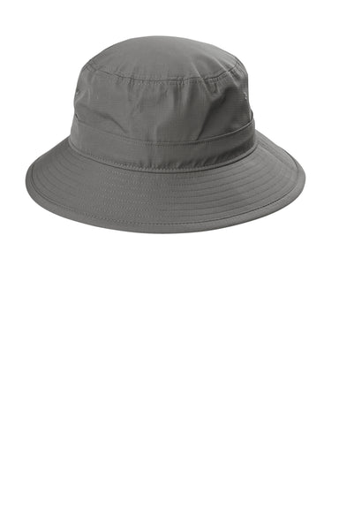 Port Authority C948 Mens Moisture Wicking Bucket Hat Sterling Grey Front