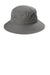 Port Authority C948 Mens Moisture Wicking Bucket Hat Sterling Grey Front
