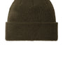 Port Authority Mens Thermal Knit Cuffed Beanie - Olive Green