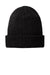 Port Authority C958 Mens Chunky Knit Beanie Deep Black Front
