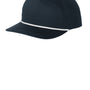 Port Authority Mens Snapback Rope Hat - Navy Blue/White