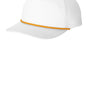 Port Authority Mens Snapback Rope Hat - White/Athletic Gold