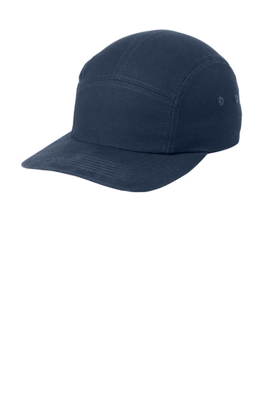 Port Authority C970 Mens Camper Hat Navy Blue Front