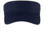 Port & Company Mens Fashion Adjustable Visor - Navy Blue