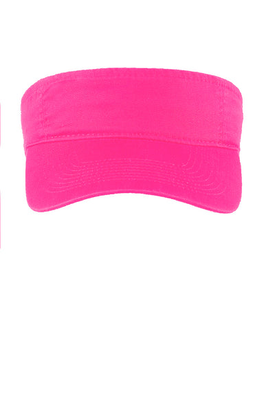 Port & Company CP45 Fashion Visor Neon Pink Front