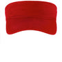 Port & Company Mens Fashion Adjustable Visor - Red