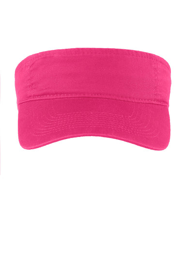 Port & Company CP45 Fashion Visor Sangria Pink Front