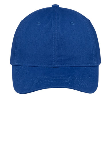 Port & Company CP77 Brushed Twill Low Profile Hat Royal Blue Front
