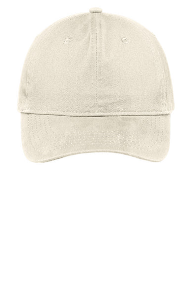 Port & Company CP77 Brushed Twill Low Profile Hat Stone Front