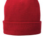 Port & Company Mens Fleece Lined Knit Beanie - Athletic Red
