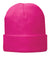 Port & Company CP90L Fleece Lined Knit Beanie Neon Pink Glo Front