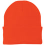 Port & Company Mens Knit Beanie - Athletic Orange