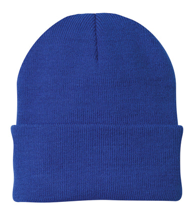 Port & Company CP90 Knit Beanie Athletic Royal Blue Front