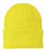Port & Company CP90 Knit Beanie Neon Yellow Front