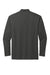 CornerStone CS418LS Select Long Sleeve Polo Shirt Charcoal Grey Flat Back