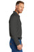 CornerStone CS418LS Select Long Sleeve Polo Shirt Charcoal Grey Side