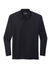 CornerStone CS418LS Select Long Sleeve Polo Shirt Dark Navy Blue Flat Front