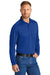 CornerStone CS418LS Select Long Sleeve Polo Shirt Royal Blue 3Q