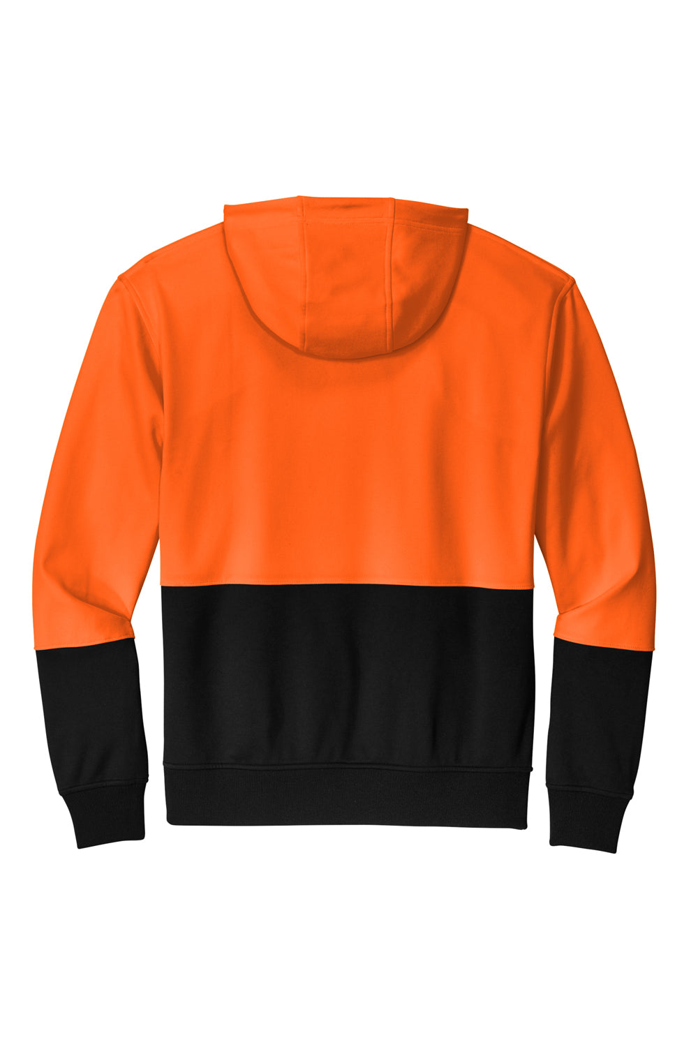 CornerStone CSF01 Enhanced Visibility Fleece Hooded Sweatshirt Hoodie Safety Orange Flat Back