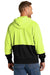 CornerStone CSF01 Enhanced Visibility Fleece Hooded Sweatshirt Hoodie Safety Yellow Back
